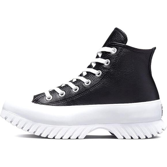 NWT Converse Women High-Top Sneaker, Black/White-SIZE 8.5 MENS 10.5 WOMENS US - Picture 1 of 7